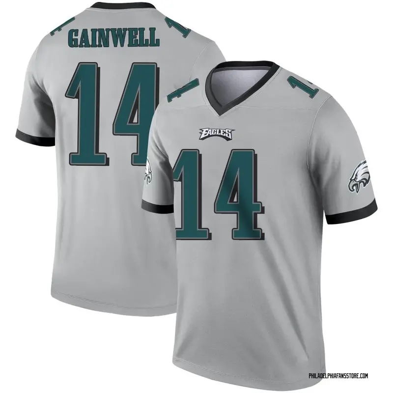 Philadelphia Eagles #14 Kenneth Gainwell White Vapor Untouchable Limited  Stitched Jersey